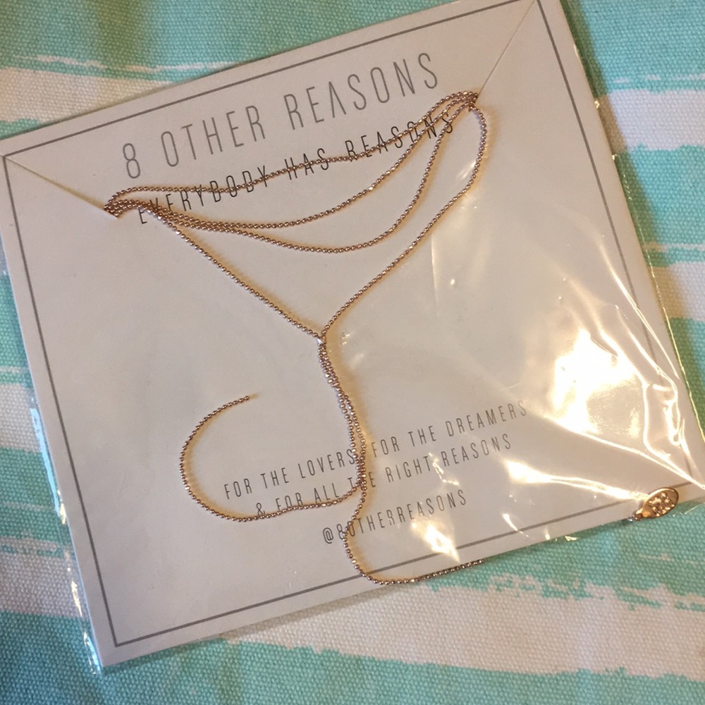 8 Other Reasons Rose Gold Choker Necklace